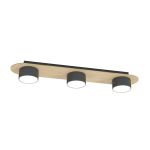 Emibig Deckenleuchte Diaz Stahl Schwarz | Geeignet für 3x GX53 - Max 12W