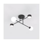 Emibig Deckenleuchte Holon Stahl Schwarz | Geeignet für 2x G9 - Max 8W, 2x GX53 - Max 12W