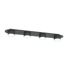 Emibig Deckenleuchte Diaz Stahl Schwarz | Geeignet für 4x GX53 - Max 12W